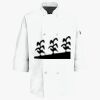 Button Chef Coat with Thermometer Pocket Thumbnail