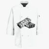 Button Chef Coat with Thermometer Pocket Thumbnail