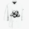 Button Chef Coat with Thermometer Pocket Thumbnail