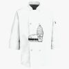 Button Chef Coat with Thermometer Pocket Thumbnail