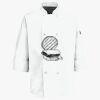 Button Chef Coat with Thermometer Pocket Thumbnail