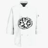 Button Chef Coat with Thermometer Pocket Thumbnail