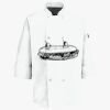 Button Chef Coat with Thermometer Pocket Thumbnail