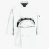 Button Chef Coat with Thermometer Pocket Thumbnail