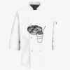 Button Chef Coat with Thermometer Pocket Thumbnail