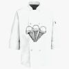 Button Chef Coat with Thermometer Pocket Thumbnail