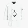 Button Chef Coat with Thermometer Pocket Thumbnail