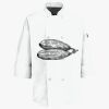 Button Chef Coat with Thermometer Pocket Thumbnail