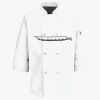 Button Chef Coat with Thermometer Pocket Thumbnail