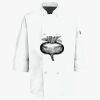 Button Chef Coat with Thermometer Pocket Thumbnail