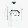 Button Chef Coat with Thermometer Pocket Thumbnail