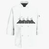 Button Chef Coat with Thermometer Pocket Thumbnail
