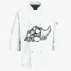 Button Chef Coat with Thermometer Pocket Thumbnail