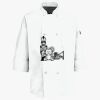 Button Chef Coat with Thermometer Pocket Thumbnail