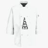 Button Chef Coat with Thermometer Pocket Thumbnail
