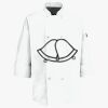 Button Chef Coat with Thermometer Pocket Thumbnail