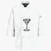 Eight Pearl Button Chef Coat with Thermometer Pocket Thumbnail