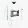 Eight Pearl Button Chef Coat with Thermometer Pocket Thumbnail