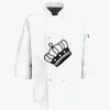 Button Chef Coat with Thermometer Pocket Thumbnail