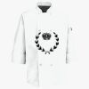 Button Chef Coat with Thermometer Pocket Thumbnail