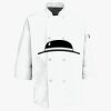 Button Chef Coat with Thermometer Pocket Thumbnail