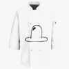Button Chef Coat with Thermometer Pocket Thumbnail