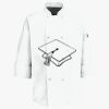 Button Chef Coat with Thermometer Pocket Thumbnail