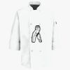 Button Chef Coat with Thermometer Pocket Thumbnail