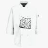 Button Chef Coat with Thermometer Pocket Thumbnail