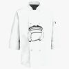 Button Chef Coat with Thermometer Pocket Thumbnail