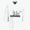 Button Chef Coat with Thermometer Pocket Thumbnail