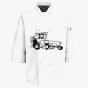 Button Chef Coat with Thermometer Pocket Thumbnail