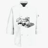 Button Chef Coat with Thermometer Pocket Thumbnail