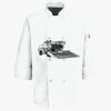 Button Chef Coat with Thermometer Pocket Thumbnail