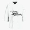 Button Chef Coat with Thermometer Pocket Thumbnail