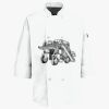 Button Chef Coat with Thermometer Pocket Thumbnail