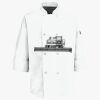 Button Chef Coat with Thermometer Pocket Thumbnail
