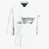Button Chef Coat with Thermometer Pocket Thumbnail