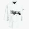 Button Chef Coat with Thermometer Pocket Thumbnail
