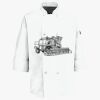 Button Chef Coat with Thermometer Pocket Thumbnail