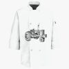 Button Chef Coat with Thermometer Pocket Thumbnail