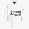 Button Chef Coat with Thermometer Pocket Thumbnail