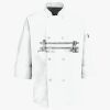 Button Chef Coat with Thermometer Pocket Thumbnail