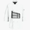 Button Chef Coat with Thermometer Pocket Thumbnail