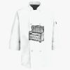 Button Chef Coat with Thermometer Pocket Thumbnail