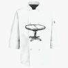 Button Chef Coat with Thermometer Pocket Thumbnail