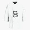 Button Chef Coat with Thermometer Pocket Thumbnail