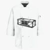 Button Chef Coat with Thermometer Pocket Thumbnail