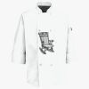Button Chef Coat with Thermometer Pocket Thumbnail