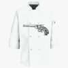 Button Chef Coat with Thermometer Pocket Thumbnail